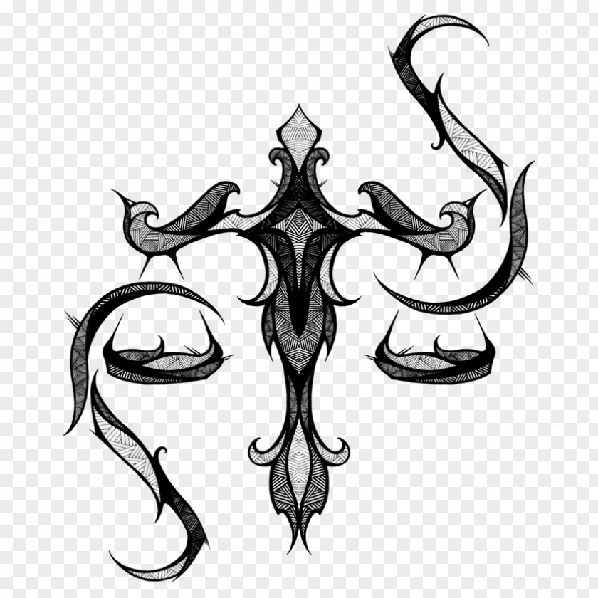 Libra Tattoo Zodiac Astrological Sign Symbol PNG
