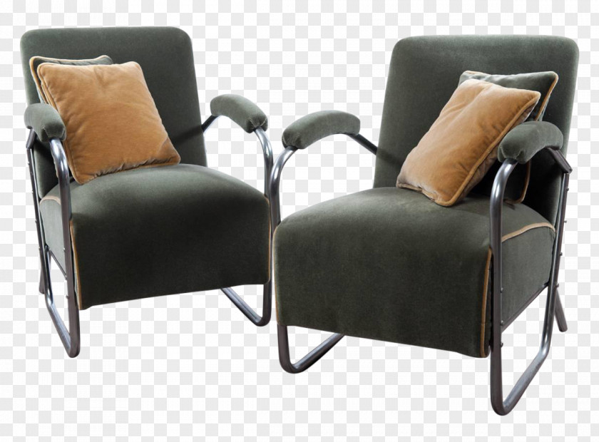 Lounge Chair Club Art Deco Couch PNG