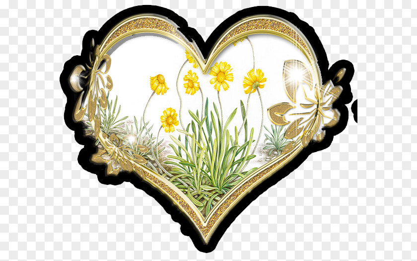 Mutlu Ol Yeter Flowering Plant Heart PNG