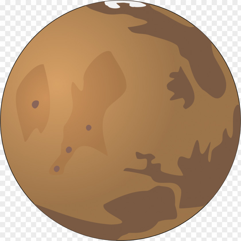 Sketch Mars Planet Clip Art PNG