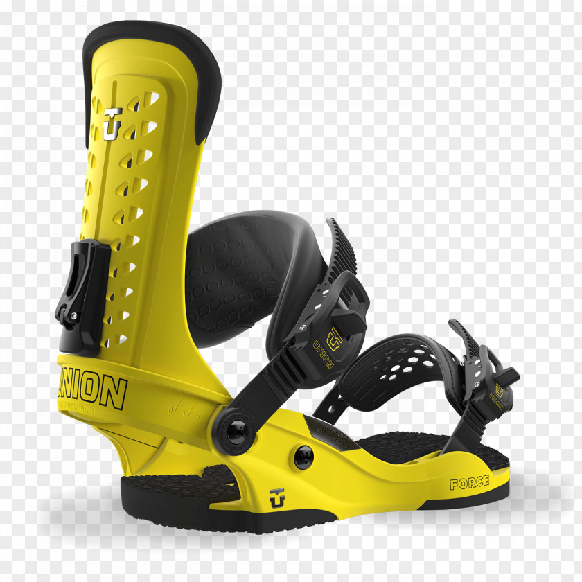 Snowboard Force Union Flite 0 Ski Bindings PNG