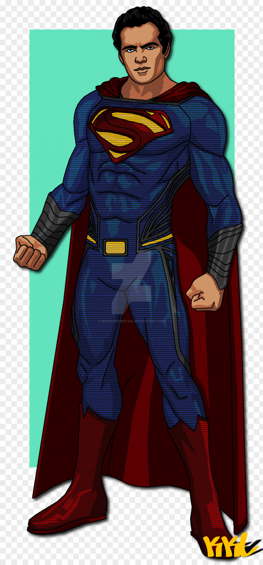 Superman Henry Cavill Man Of Steel Cyborg Art PNG
