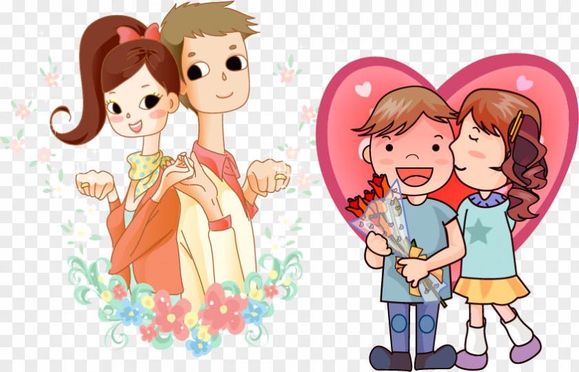 Valentine's Day Promotion PNG Vector Material Online Dating Service Interpersonal Relationship Intimate Committed PNG