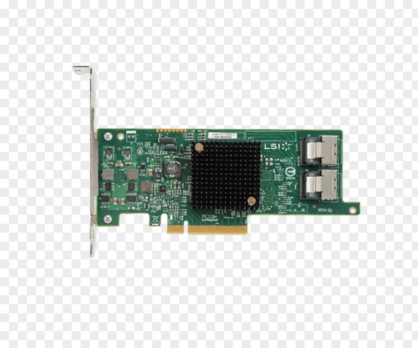 Computer Serial Attached SCSI Host Adapter Controller LSI Corporation PCI Express PNG