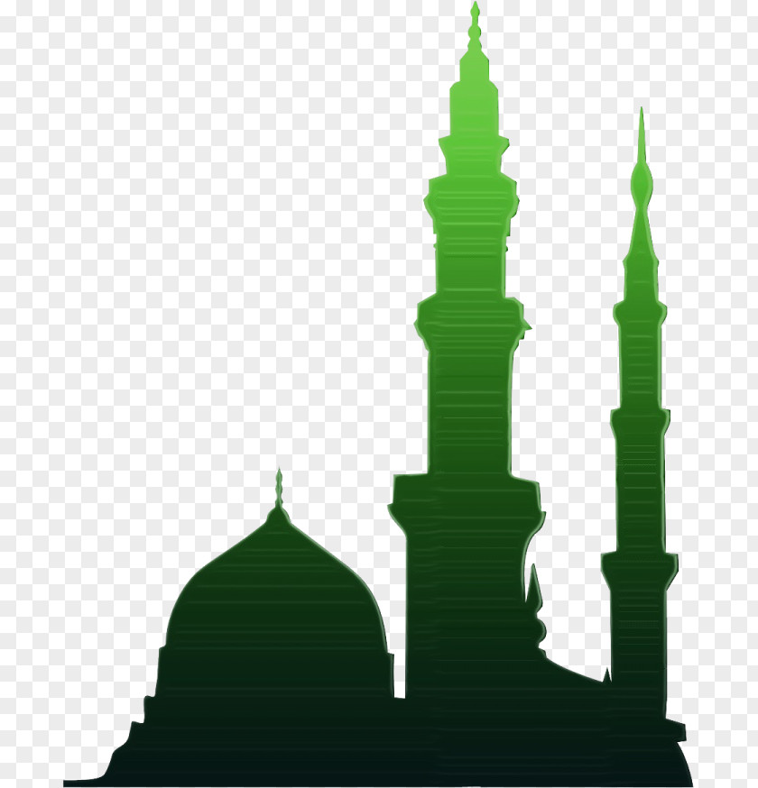 Finial Building Ramadan Background PNG