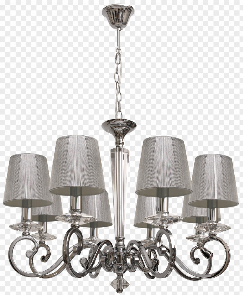 Lamp Chandelier Shades Chromium Ceiling PNG