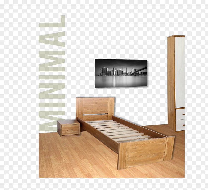 Wood Bed Frame Flooring Laminate PNG