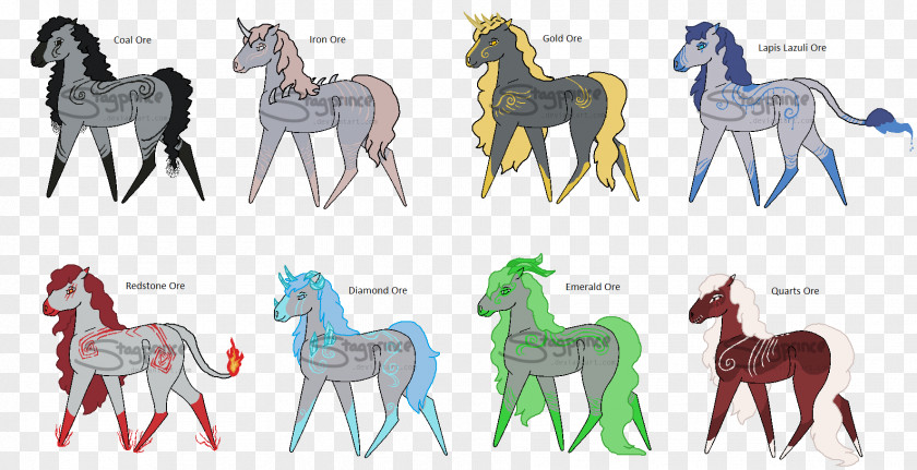 Coal Rising Minecraft Mustang Pony Horse Racing Stable PNG