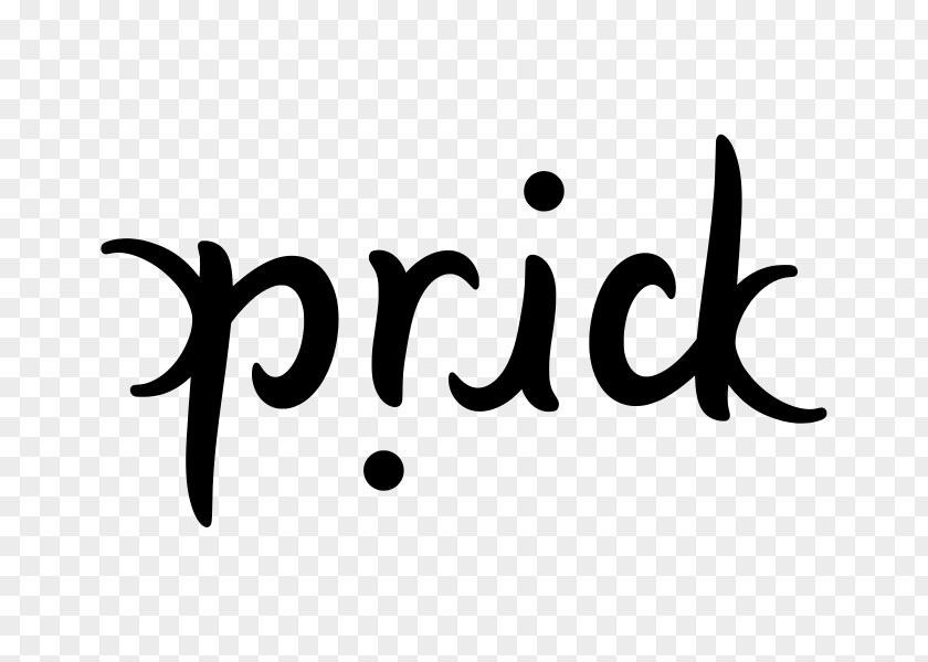 Peni Ambigram Tattoo Prick Word PNG