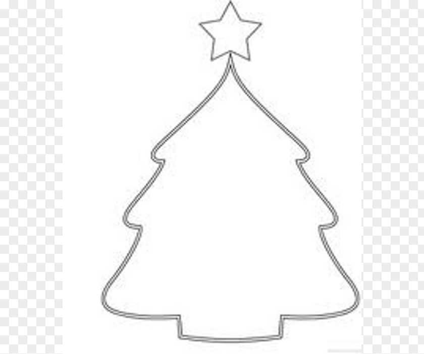 Small Star Outline Christmas Tree Of Bethlehem Clip Art PNG