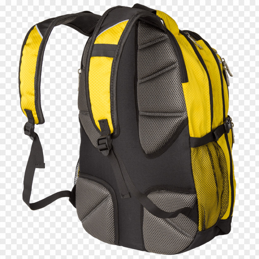 Yellow Gear Backpack Bag PNG