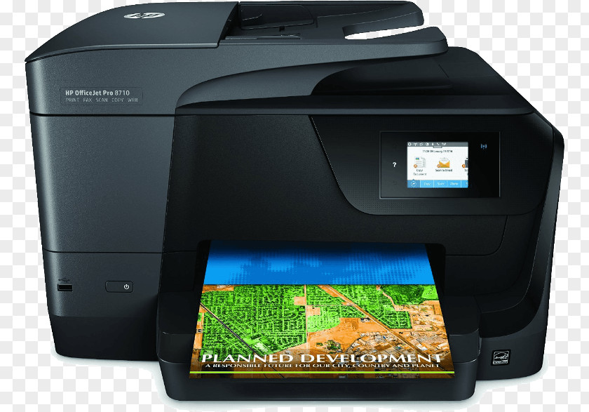 18 AÑOS Hewlett-Packard HP Officejet Pro 8710 Multi-function Printer Duplex Printing PNG
