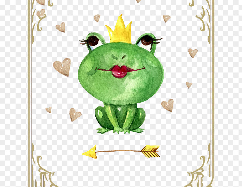 Frog Prince T-shirt Cuteness Illustration PNG