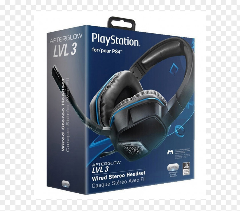 Headphones Headset PlayStation 4 PDP Afterglow LVL 1 Xbox 360 PNG