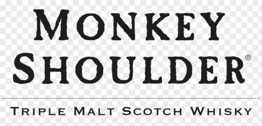 Monkey Shoulder Logo Whiskey Brand Liquor PNG