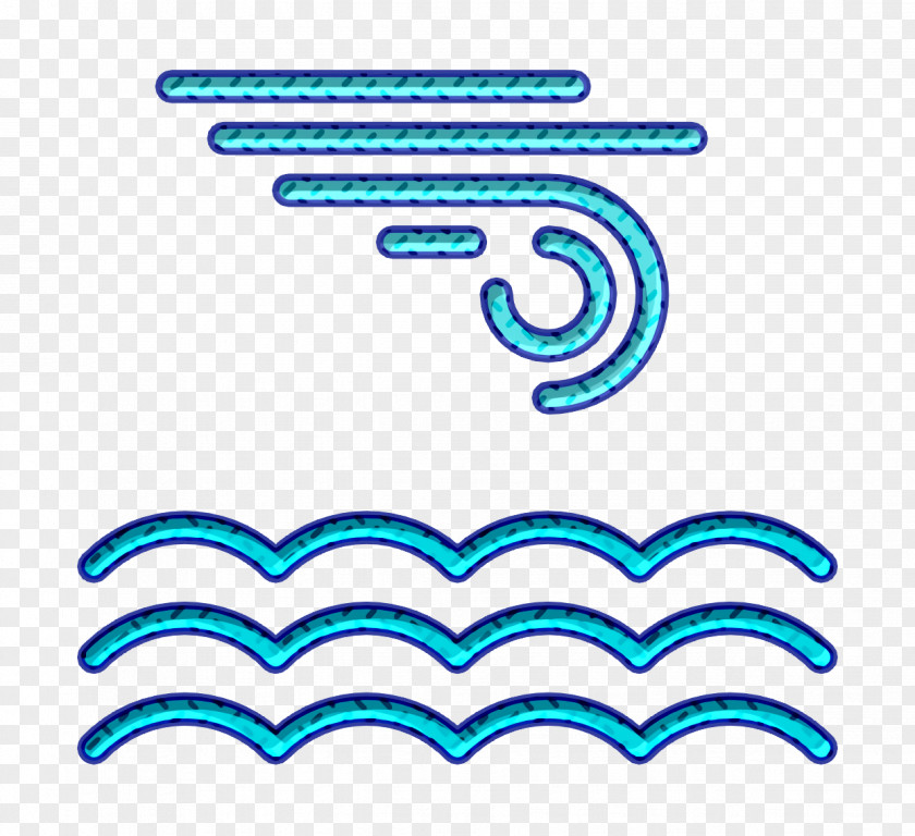 Wave Icon Weather Set Calm PNG