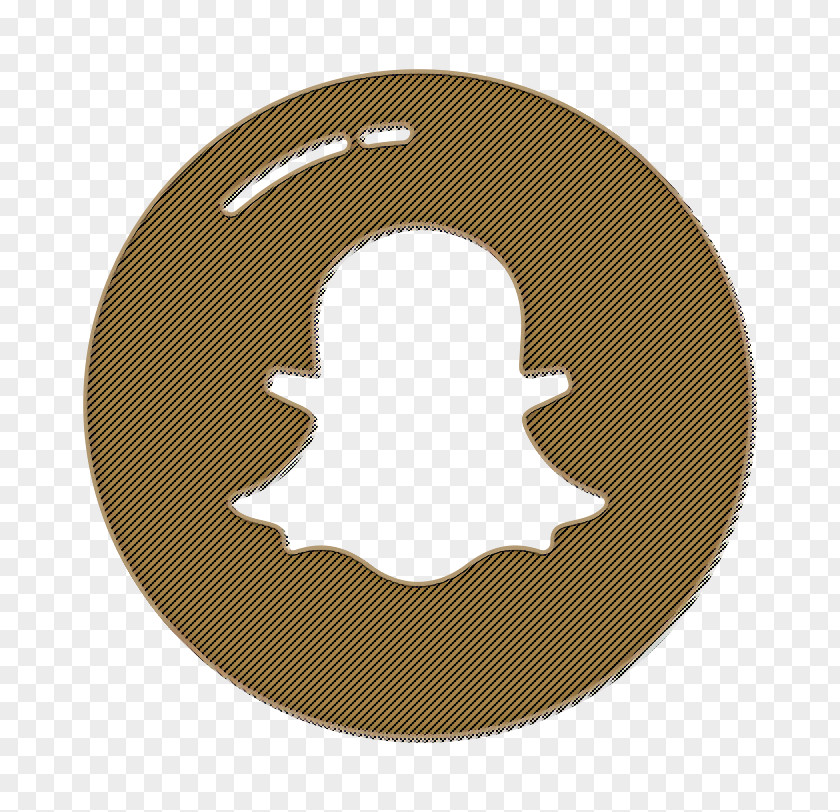 Logo Beige Ghost Icon Snapchat PNG