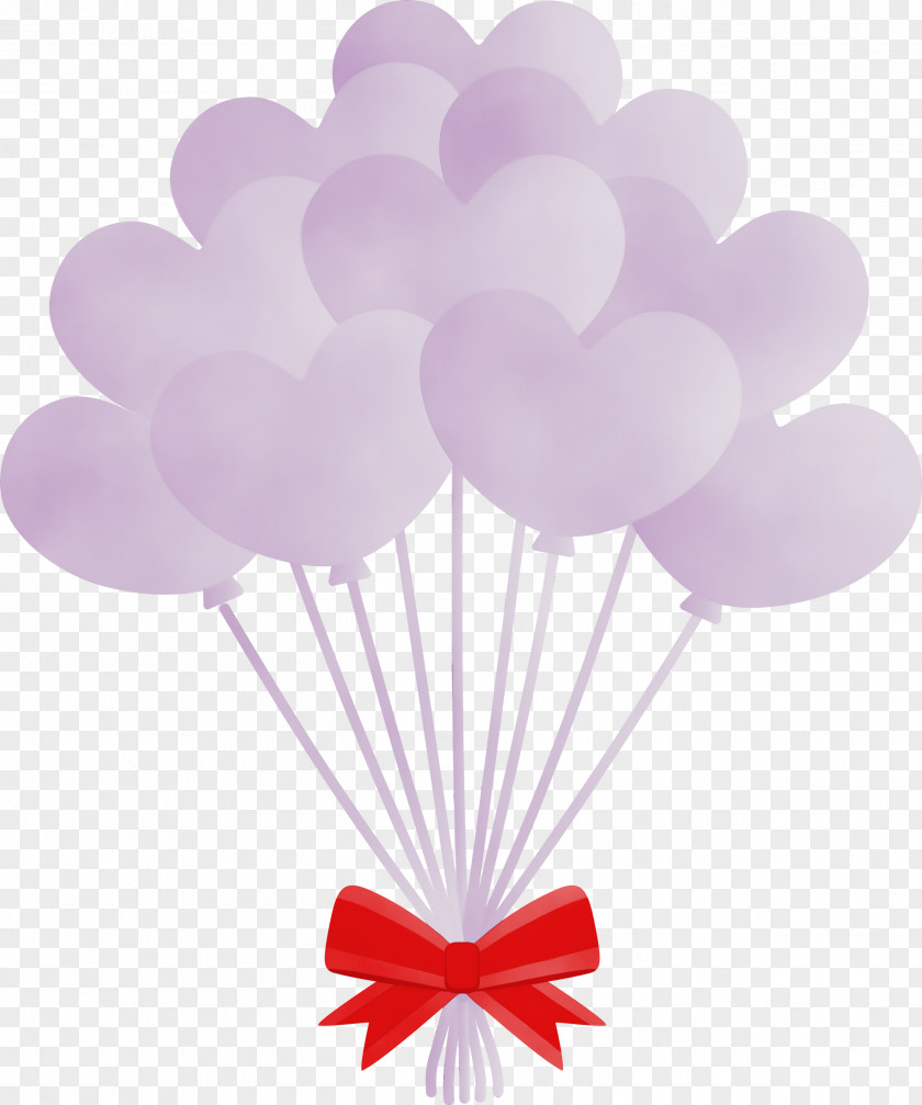 Pink Balloon Cloud Parachute PNG