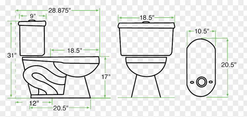 Sanitary Ware Plan Toilet & Bidet Seats Bathroom House Flush PNG