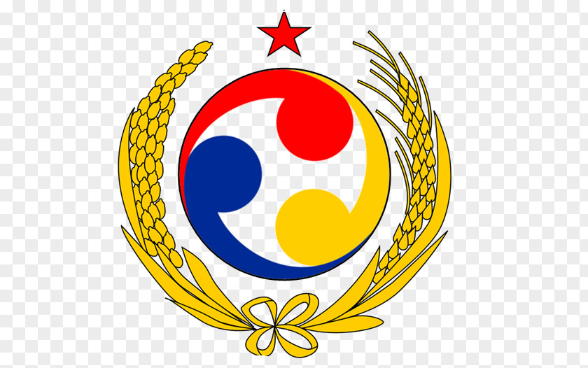 T-shirt Emblem Of North Korea South Flag PNG