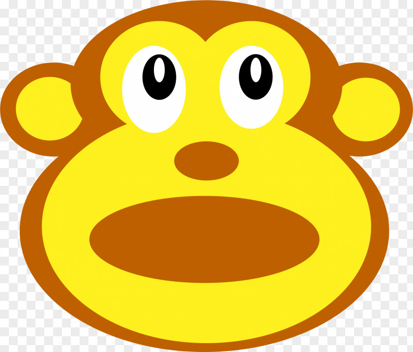 Gibbon Ape Description Smiley Clip Art Snout Line Text Messaging PNG