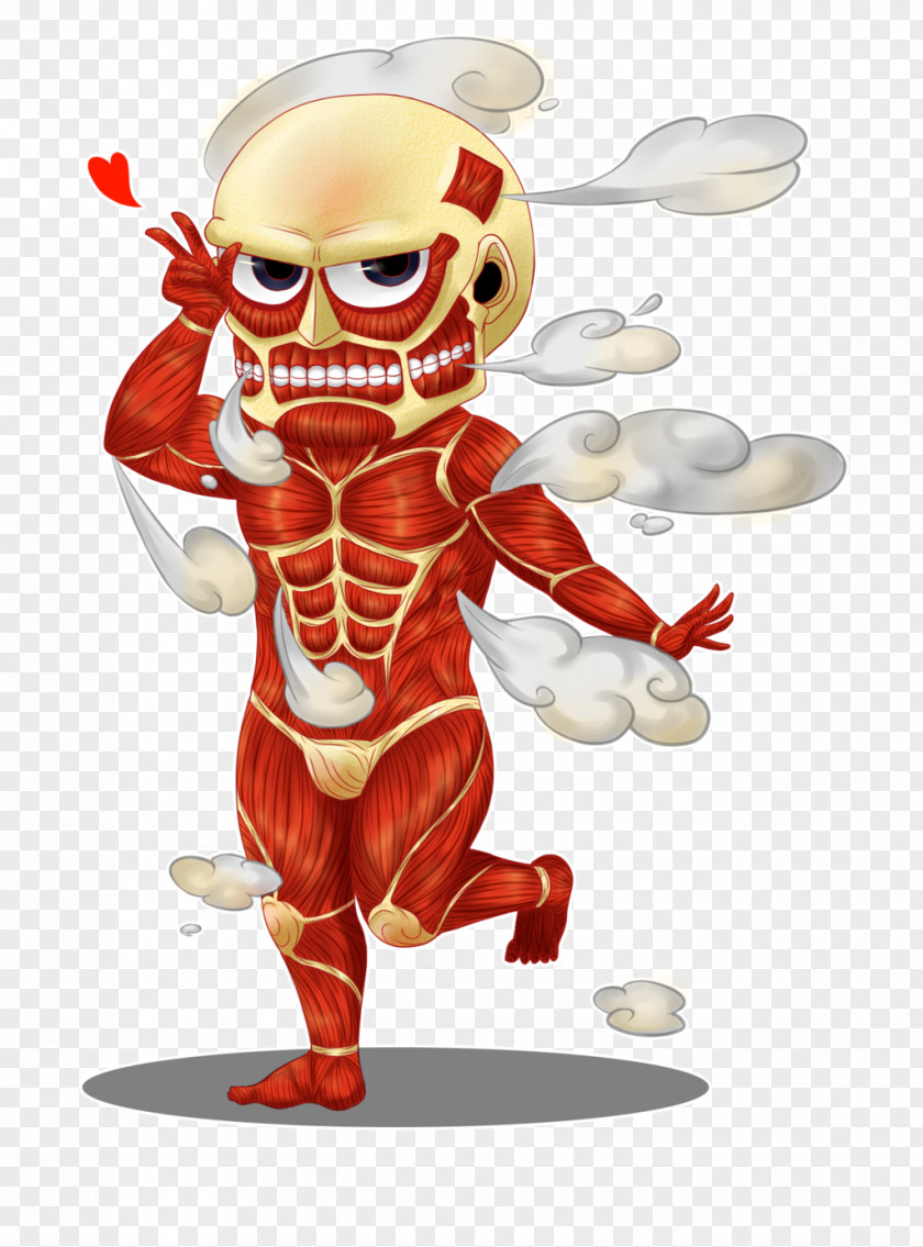 Titan Cartoon Figurine Character Muscle PNG