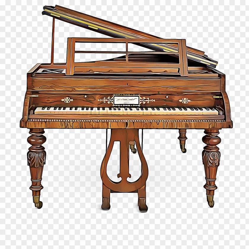 Folk Instrument Musical Keyboard Piano Cartoon PNG