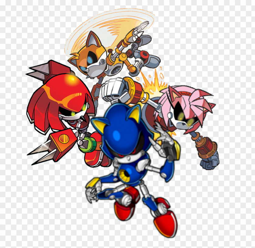 Metal Sonic Doctor Eggman CD The Hedgehog 2 Heroes PNG