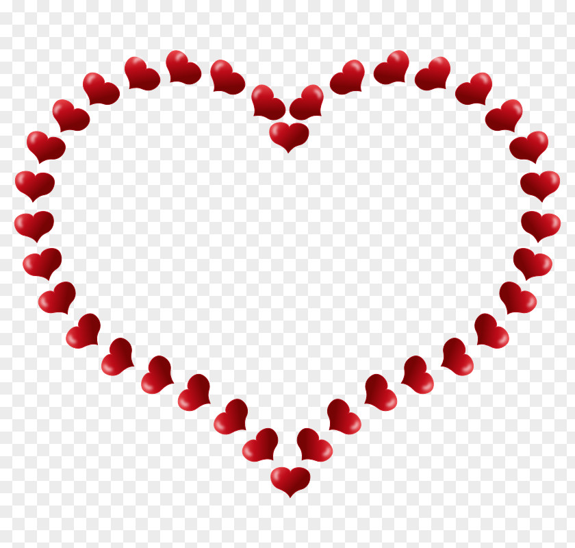 Big Red Heart Picture Valentine's Day Clip Art PNG