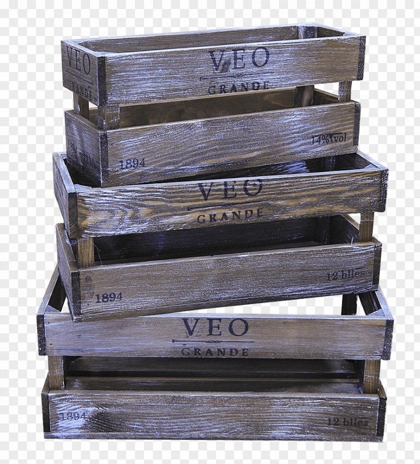 Box Wooden Interieur Декор Wine PNG