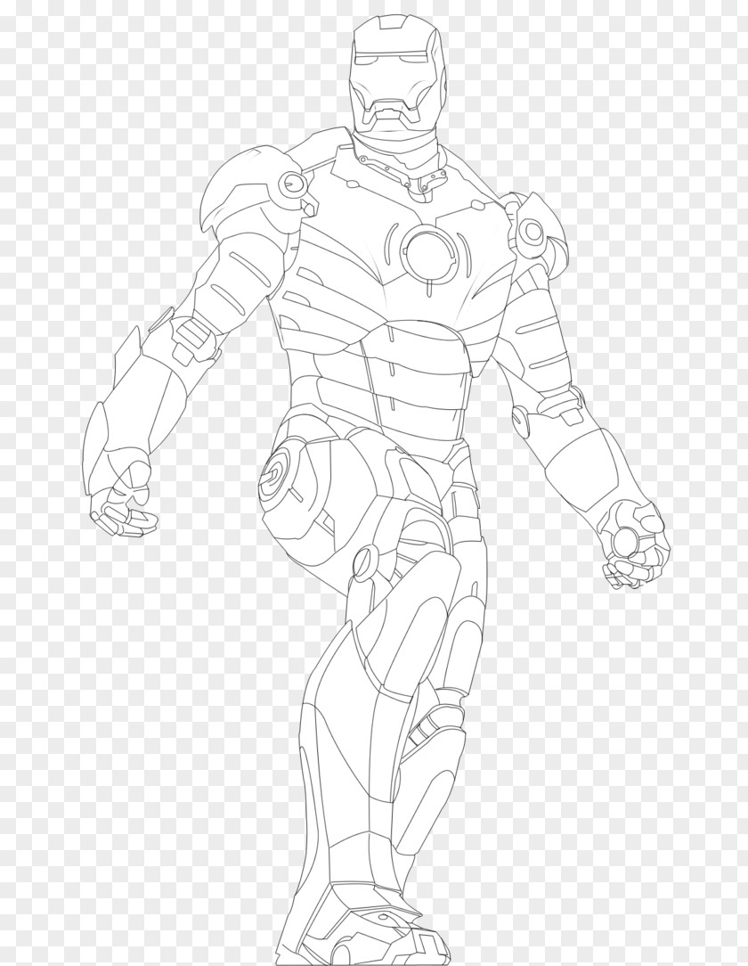 Iron Man Drawing Line Art Figure Sketch PNG