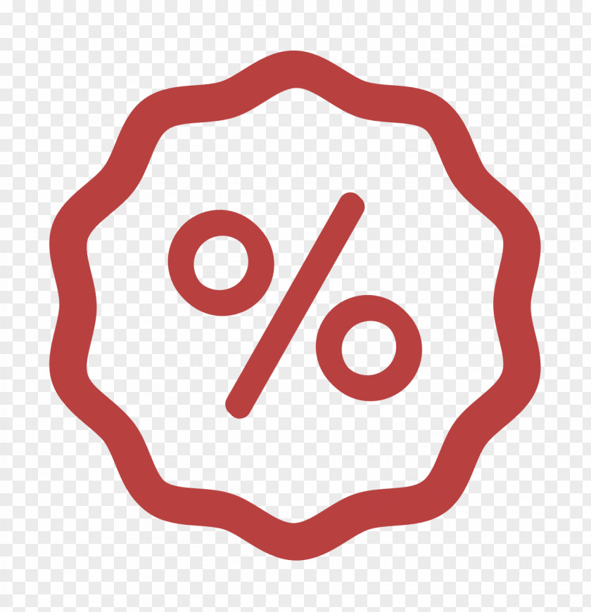 Percent Icon Bank And Finances Elements Commerce PNG