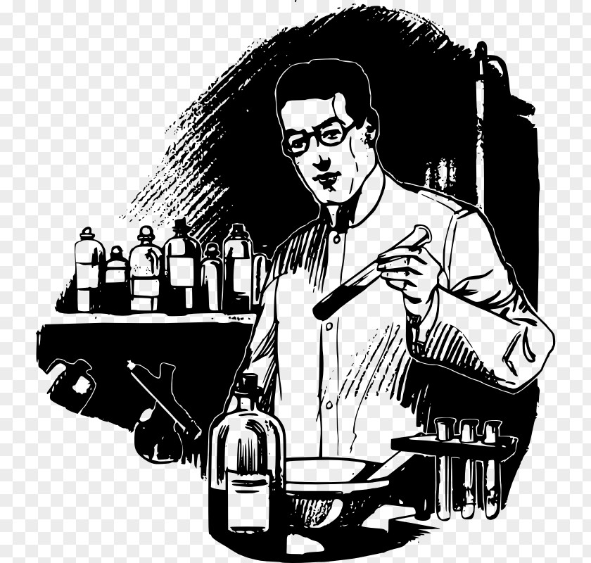 Scientist Beaker Test Tubes Clip Art PNG