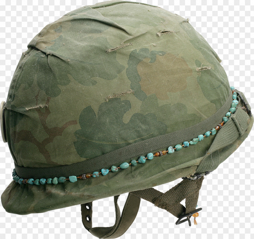 Vietnam War Combat Helmet Soldier PNG
