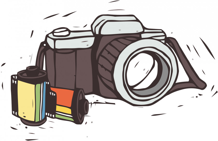 Camera Reflex Drawing Photography PNG