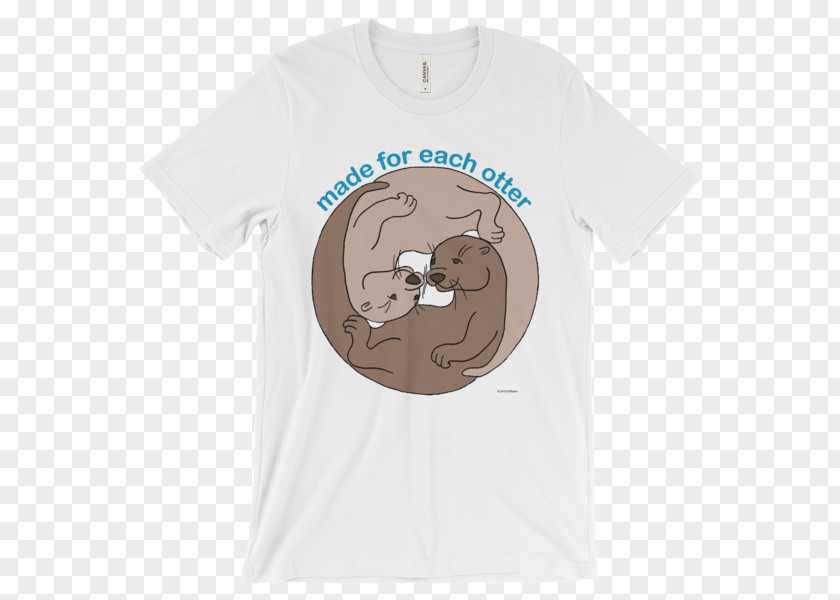 Made For Each Other T-shirt YouTube Sleeve Otter Shoulder PNG
