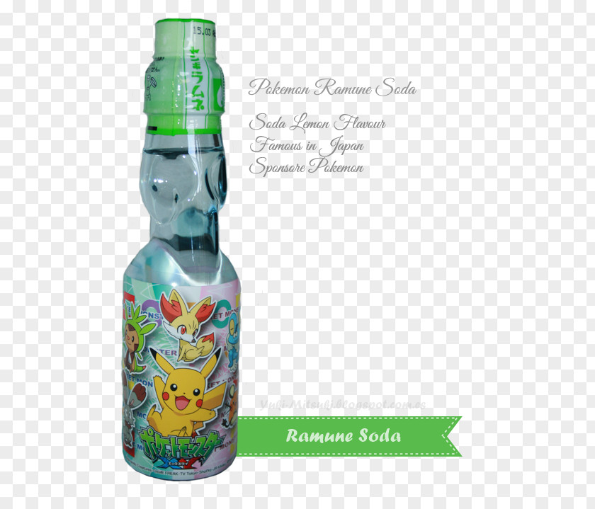 Pokemon Ramune Glass Bottle Fizzy Drinks Pokémon Pocket Monsters PNG