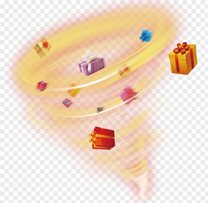 Shopping Tornado Gift Box Gratis PNG