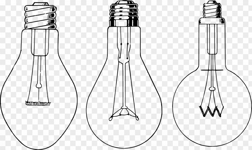 Bulb Incandescent Light Lamp Drawing Clip Art PNG