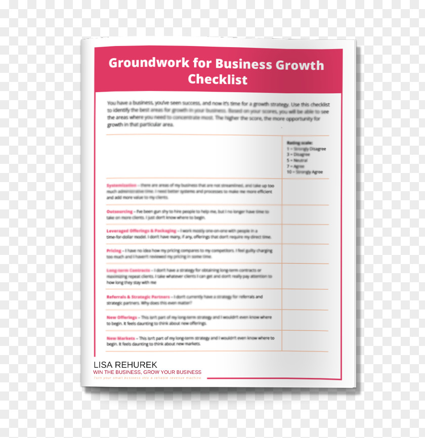 Checklist Brand Font PNG