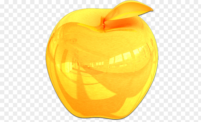 Golden Icon Apple PNG