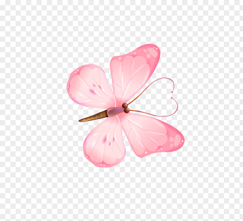 Pink Butterfly Download Icon PNG