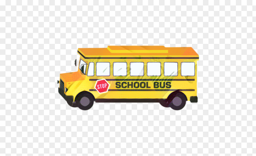 Toy Vehicle School Bus Cartoon PNG