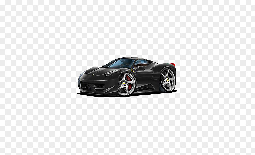 Black Sports Car Ferrari 458 250 GTO 308 GTB/GTS PNG