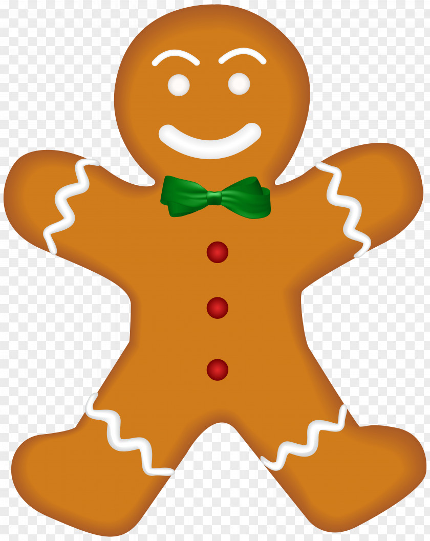 Christmas Gingerbread Clip Art Image Santa Claus Gift PNG