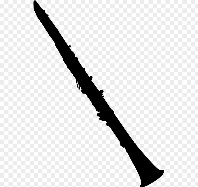 Clarinet Silhouette Musical Instruments Clip Art PNG