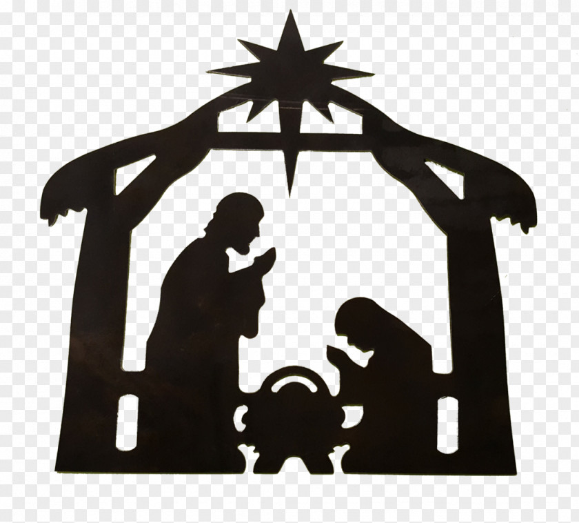 Detalles Silhouette Nativity Scene Of Jesus Christmas Day Clip Art PNG