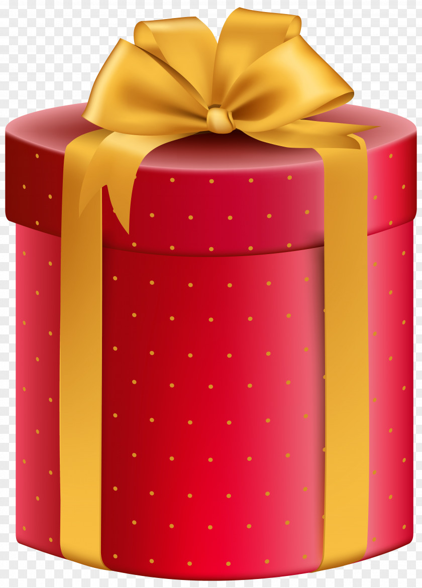 Red Yellow Gift Box Clipart Image Clip Art PNG