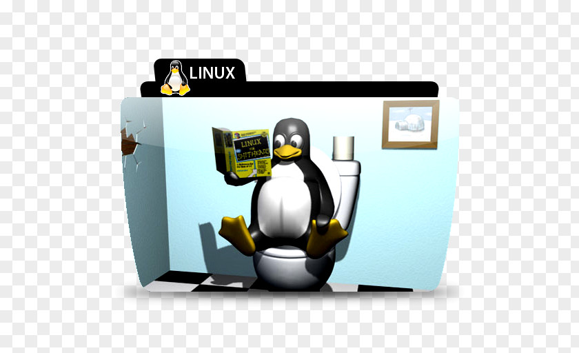 Toilet Linux Icon Tux Operating Systems PNG