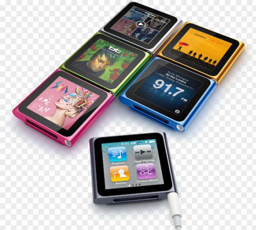 Apple IPod Shuffle Touch Nano (6th Generation) PNG